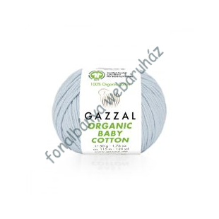   Gazzal Organic Baby Cotton - halvány kék # G-OBC-417
