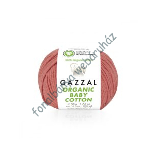   Gazzal Organic Baby Cotton - korall # G-OBC-419