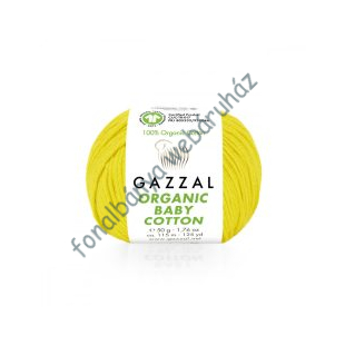   Gazzal Organic Baby Cotton - sárga # G-OBC-420