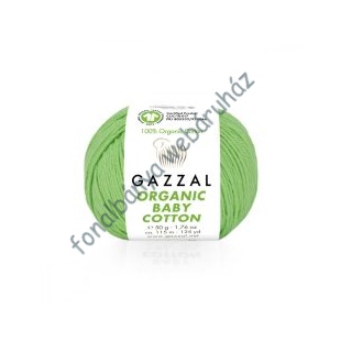   Gazzal Organic Baby Cotton - világos zöld # G-OBC-421