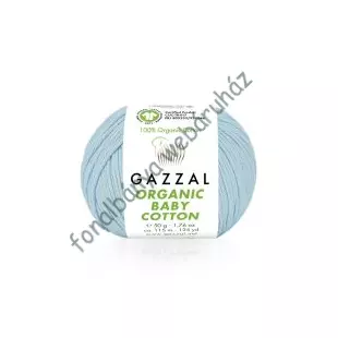   Gazzal Organic Baby Cotton - ég kék # G-OBC-423
