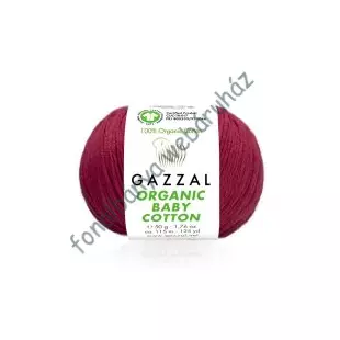   Gazzal Organic Baby Cotton - bordó # G-OBC-429