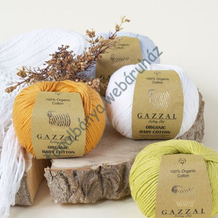 Kép 2/5 -   Gazzal Organic Baby Cotton - oliva # G-OBC-431