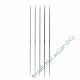 Kép 2/2 -   Knit Pro Mindful Zoknikötőtű 15 cm - ezüst - 2,25 mm - # K36002