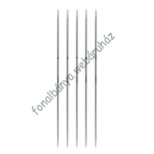 Kép 2/2 -   Knit Pro Mindful Zoknikötőtű 15 cm - ezüst - 3,5 mm - # K36007