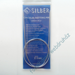   Silber körkötőtű 2,5 mm - 80 cm/2,5  mm  # Silber-2,5