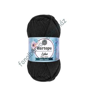   Kartopu Lotus kötőfonal - fekete  # LK-940