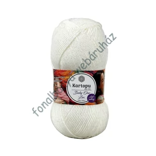  Kartopu Baby One Lux - fehér csillogó # KBOL-010se 