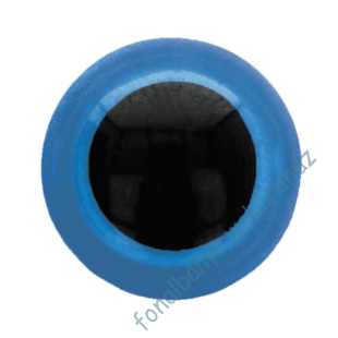   Biztonsági szem fekete-kék szélű 10 mm # KK-Bsz-5633-10-blue