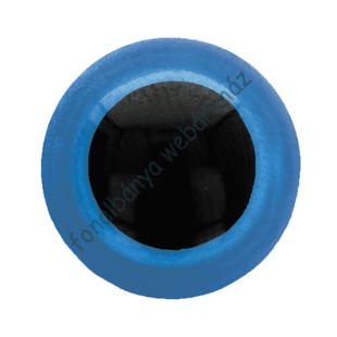   Biztonsági szem fekete-kék szélű 12 mm # KK-Bsz-5633-12-215 blue