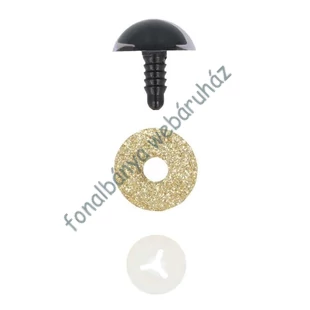 Kép 2/2 -  Biztonsági szem arany-csillogó kéttónusú macskaszem 12 mm # KK-Bsz-5637-12-GO1