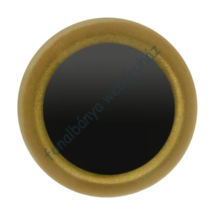   Biztonsági szem fekete-gold 12 mm # KK-Bsz-95500