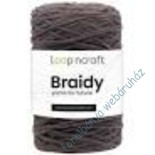   Loop'n Craft Braidy zsinórfonal - sötétbarna # LCB11