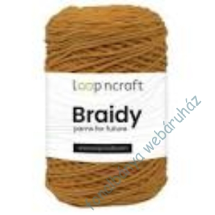   Loop'n Craft Braidy zsinórfonal - mustár # LCB31