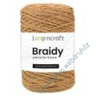   Loop'n Craft Braidy zsinórfonal - fahéj # LCB08