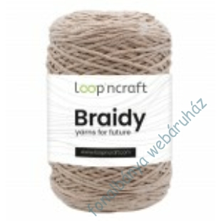   Loop'n Craft Braidy zsinórfonal - drapp # LCB07