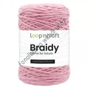   Loop'n Craft Braidy zsinórfonal - rózsa # LCB13