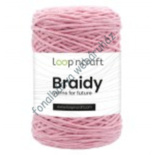   Loop'n Craft Braidy zsinórfonal - rózsa # LCB13