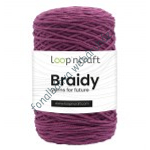   Loop'n Craft Braidy zsinórfonal - viola # LCB15