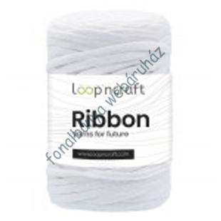   Loop'n Craft Ribbon szalagfonal - fehér # LCR2