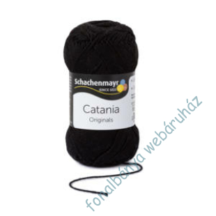  Catania kötőfonal - fekete  # 110