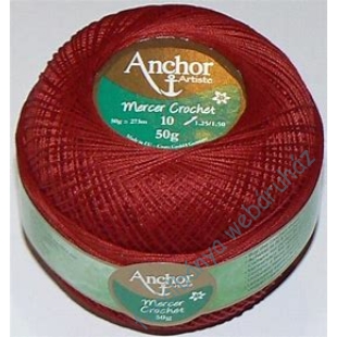   Anchor Mercer Crochet 20 horgolócérna 50 gr - bordó  # MEZ-AM20-20