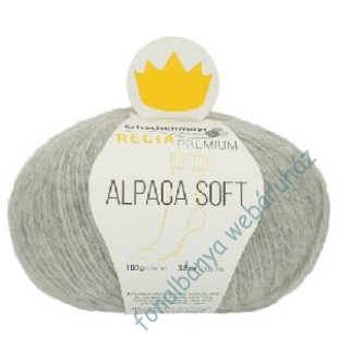   Schachenmayr Regia Premium Alpaca Soft Kötőfonal - világos szürke  # MEZ-9801631-090