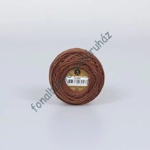  Madame Tricote perlé 8 gyöngyhímző fonal - csokoládé # MTP-005