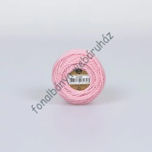   Madame Tricote perlé 8 gyöngyhímző fonal - világos rózsa # MTP-0039