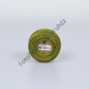    Madame Tricote perlé 8 gyöngyhímző fonal - terepzöld # MTP-059