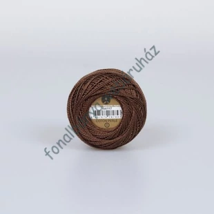   Madame Tricote perlé 8 gyöngyhímző fonal - kávé  # MTP-117