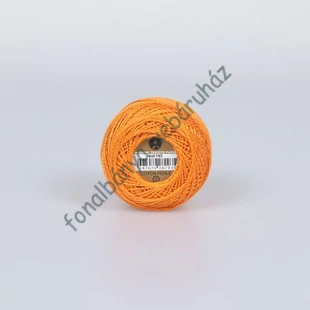   Madame Tricote perlé 8 gyöngyhímző fonal - sötét narancs  # MTP-143