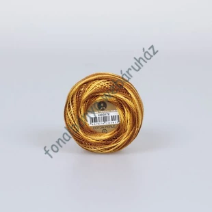   Madame Tricote perlé 8 gyöngyhímző fonal -aranyló barna melír # MTP-172