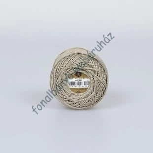    Madame Tricote perlé 8 gyöngyhímző fonal - világos kő # MTP-390