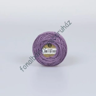   Madame Tricote perlé 8 gyöngyhímző fonal - lila # MTP-4066
