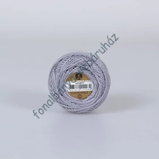   Madame Tricote perlé 8 gyöngyhímző fonal - galambszürke  # MTP-4077