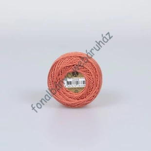   Madame Tricote perlé 8 gyöngyhímző fonal - világos tégla  # MTP-516