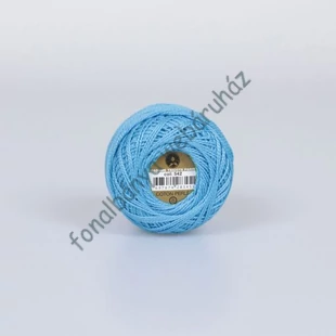   Madame Tricote perlé 8 gyöngyhímző fonal - világos türkizkék # MTP-542