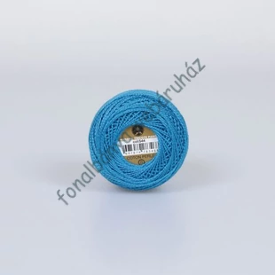   Madame Tricote perlé 8 gyöngyhímző fonal - sötét türkizkék # MTP-544