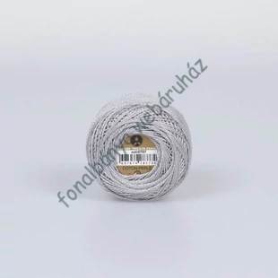   MadameTricote perlé 8 gyöngyhímző fonal - füstszürke # MTP-0707