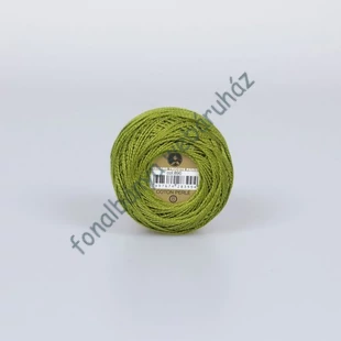    Madame Tricote perlé 8 gyöngyhímző fonal - közepes oliva # MTP-890