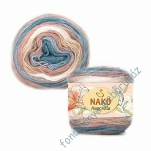  Nako Angorella kötőfonal -krém-púder-kék # NA87576