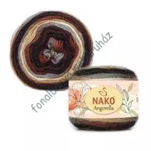   Nako Angorella kötőfonal -krém-rózsa-zöld # NA87578