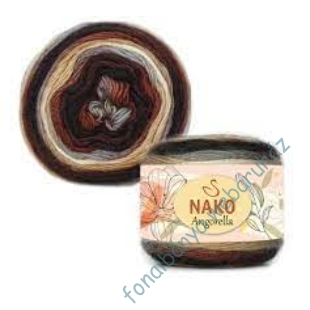   Nako Angorella kötőfonal -krém-rózsa-zöld # NA87578