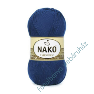   Nako Calico Ince kötő- és horgolófonal - sötétkék  # 148