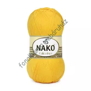   Nako Calico Ince kötő- és horgolófonal - sárga  # 4285