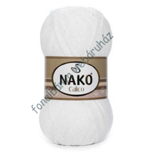   Nako Calico kötőfonal - fehér  # N-CA-208
