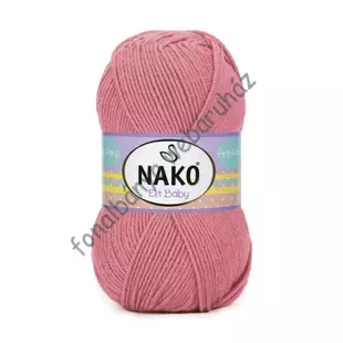   Nako Elit Baby kötőfonal - sötét rózsa  # NEB-10325