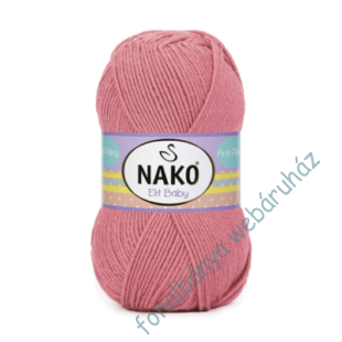   Nako Elit Baby kötőfonal - sötét rózsa  # 10325