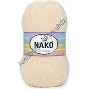   Nako Elit Baby kötőfonal - világos bézs # NEB-11451